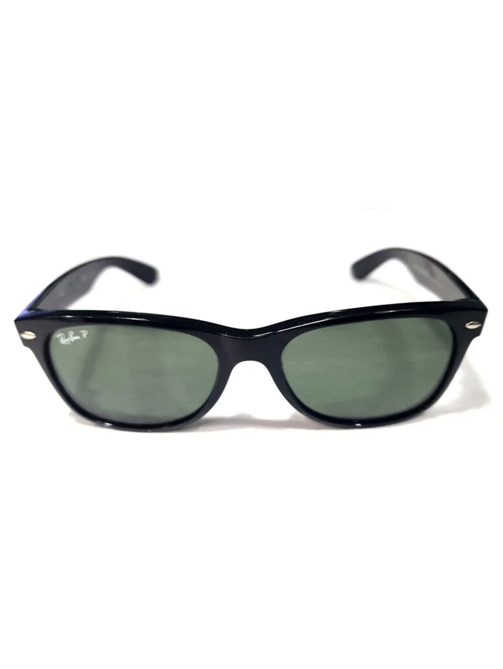Ray Ban RB2132 901/58 New Wayfarer Black Gray Polarized Sunglasses 55-18 145 SA